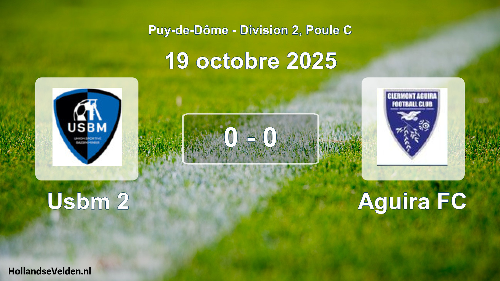 Match joué: Usbm 2 - Aguira FC 0 - 0 (19 octobre 2025)