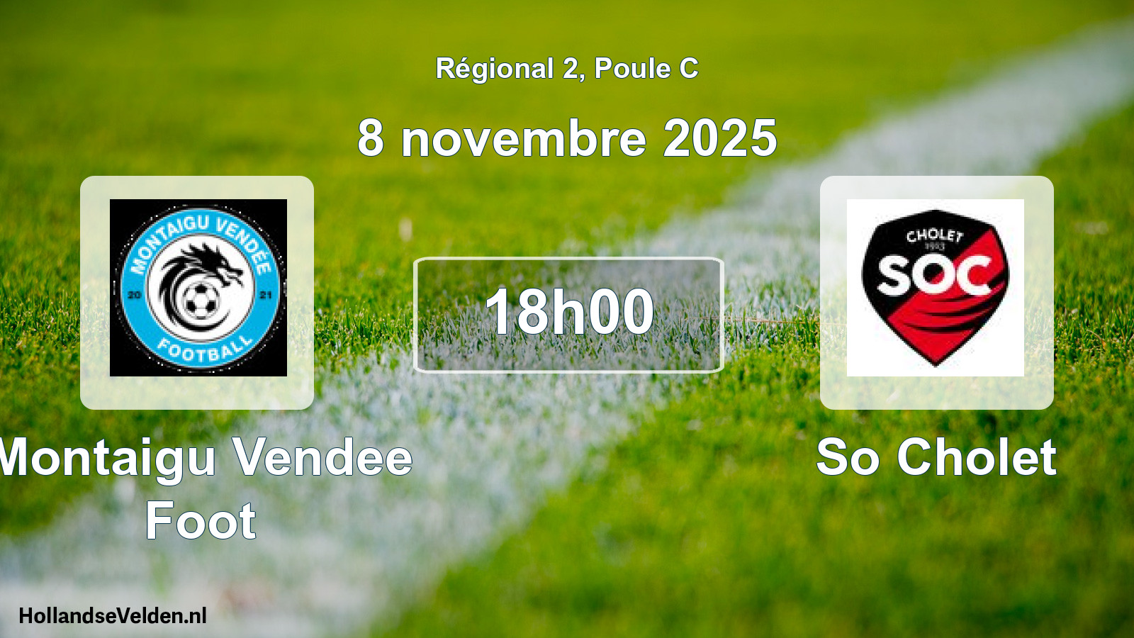 Scheduled Match: Montaigu Vendee Foot - So Cholet (8 November 2025)