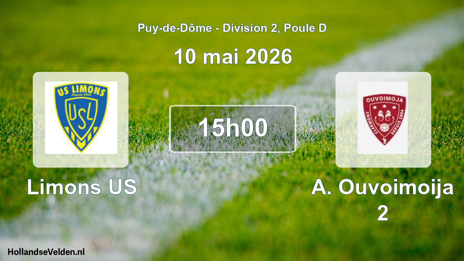 Match programmé: Limons US - A. Ouvoimoija 2 (10 mai 2026)
