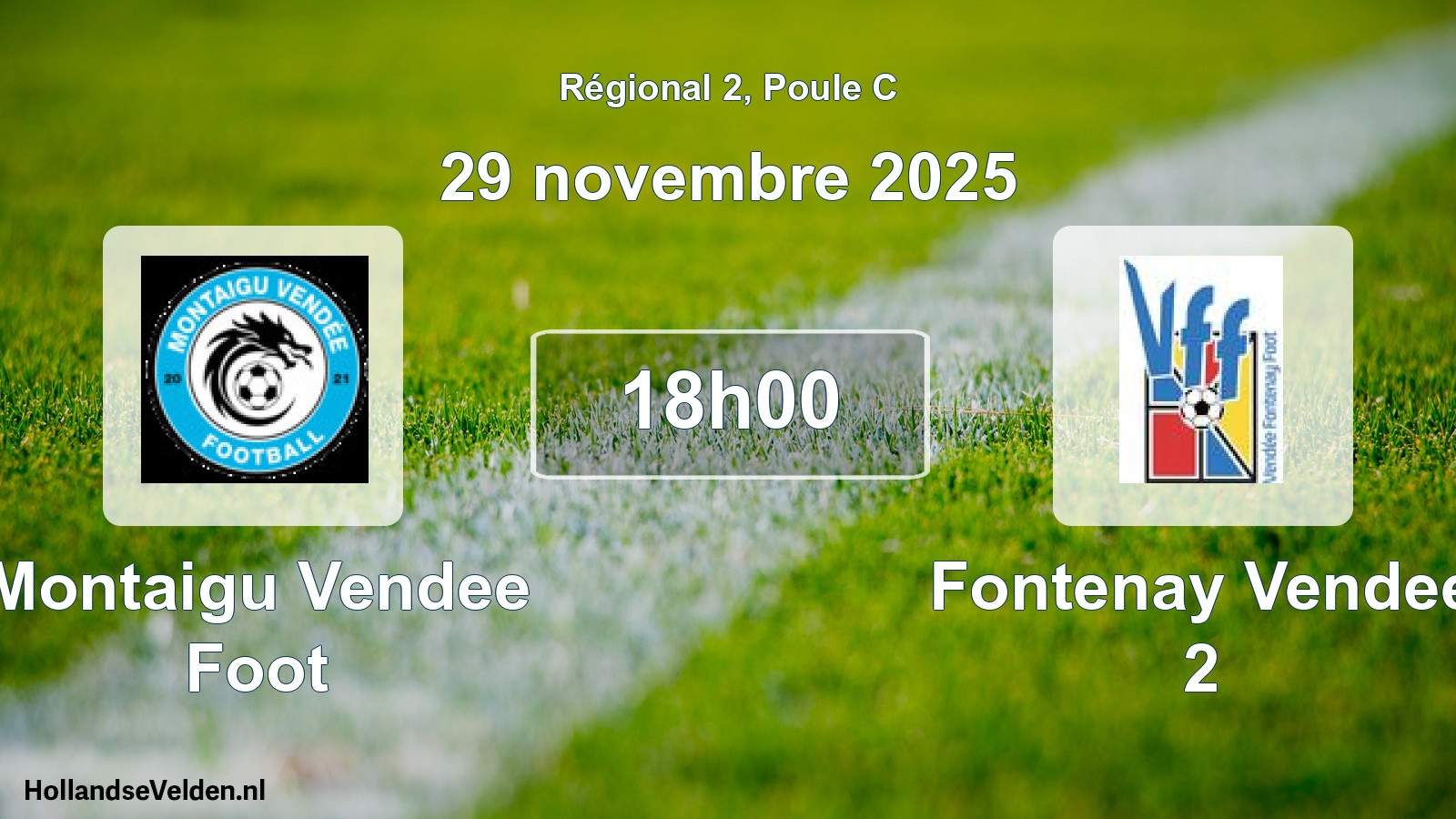 Scheduled Match: Montaigu Vendee Foot - Fontenay Vendee 2 (29 November 2025)