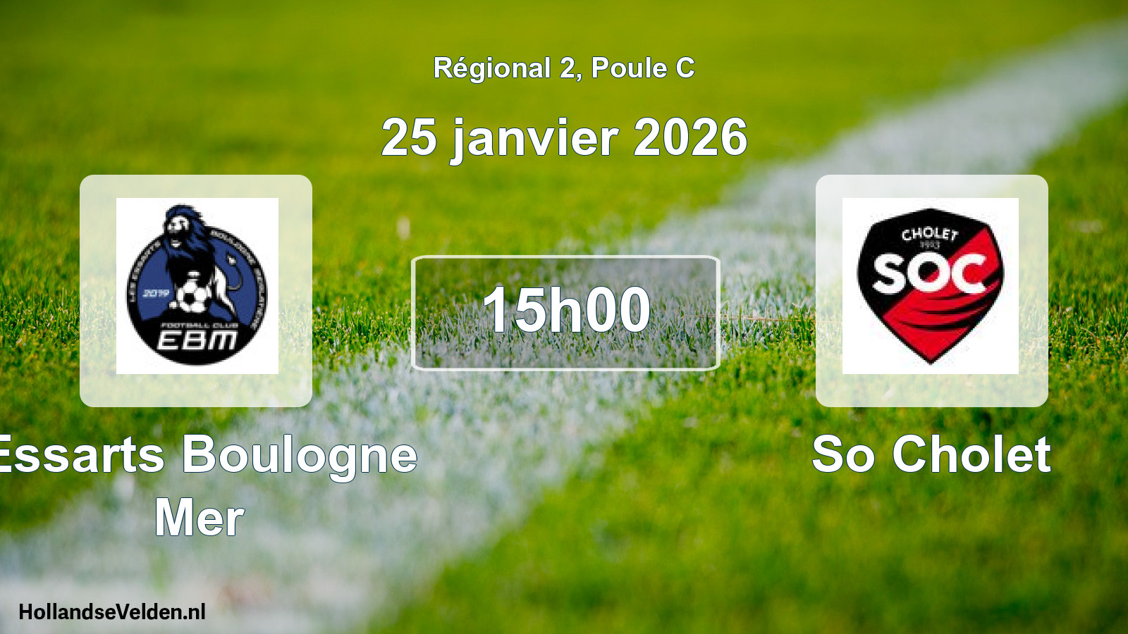 Scheduled Match: Essarts Boulogne Mer - So Cholet (25 January 2026)