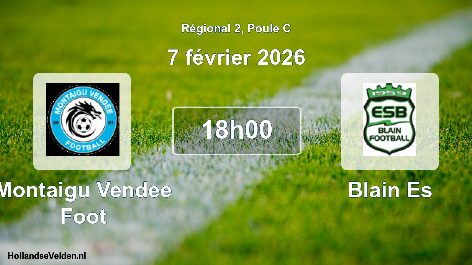 Scheduled Match: Montaigu Vendee Foot - Blain Es (7 February 2026)