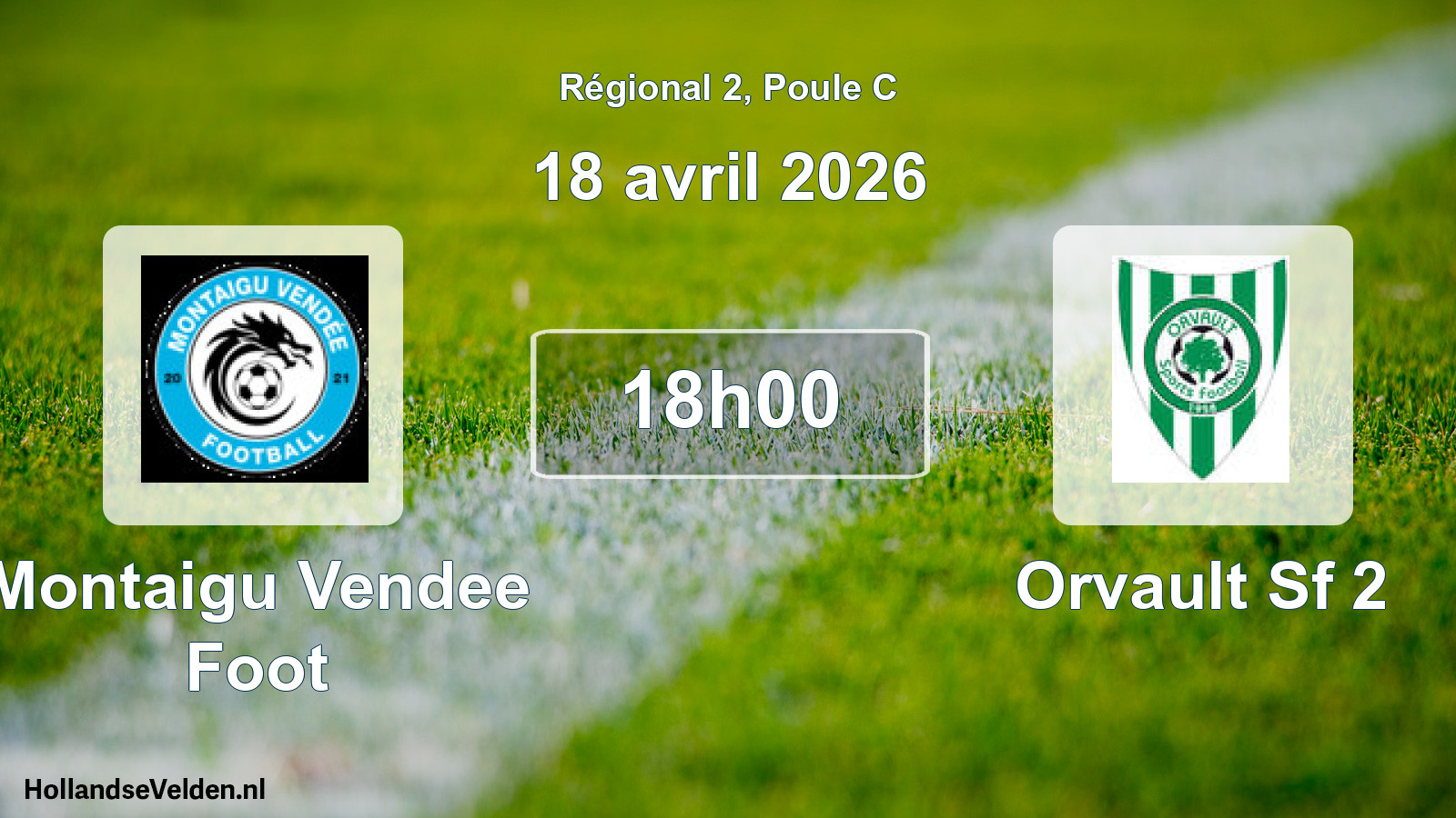 Scheduled Match: Montaigu Vendee Foot - Orvault Sf 2 (18 April 2026)