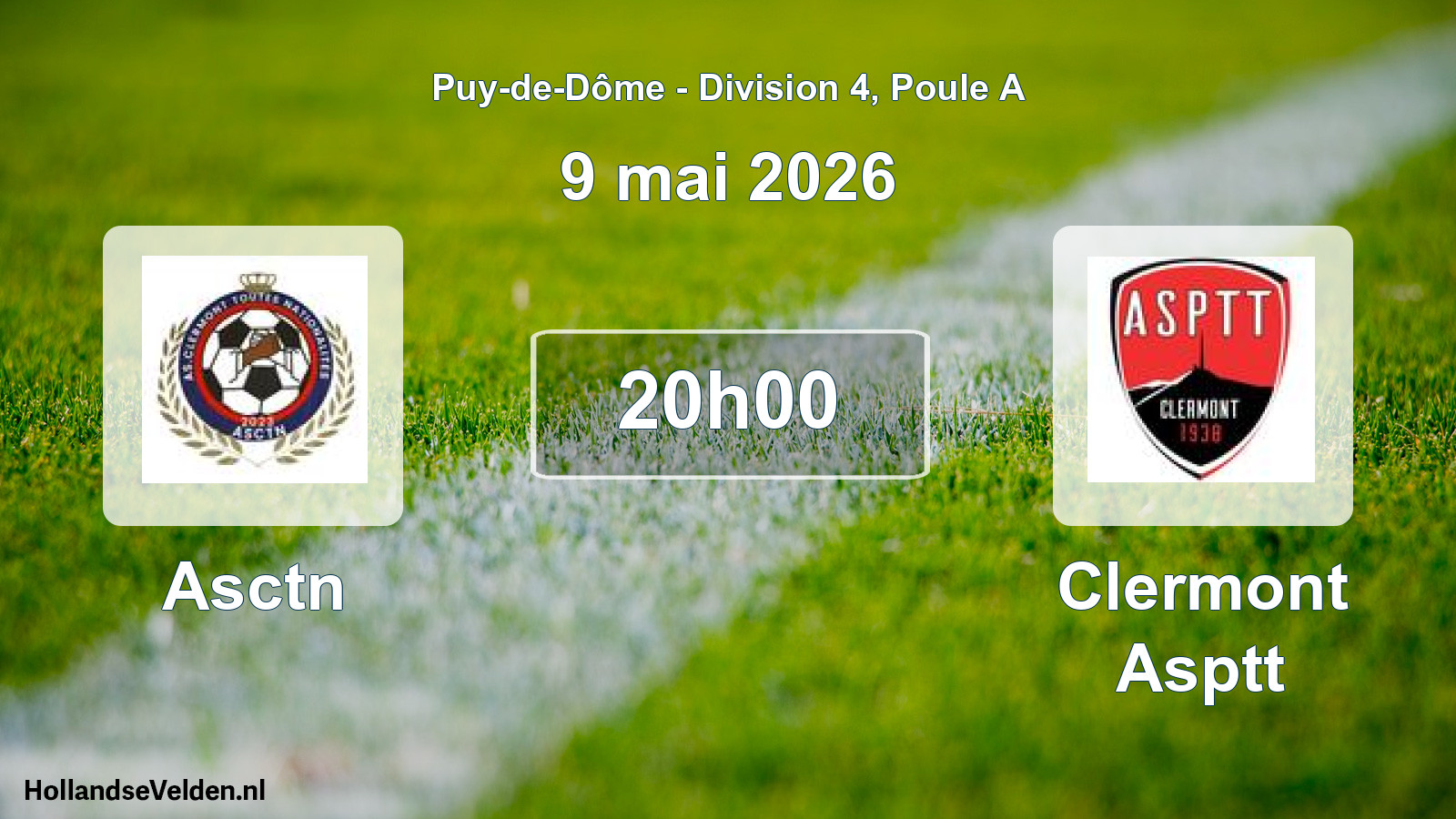 Scheduled Match: Asctn - Clermont Asptt (9 May 2026)