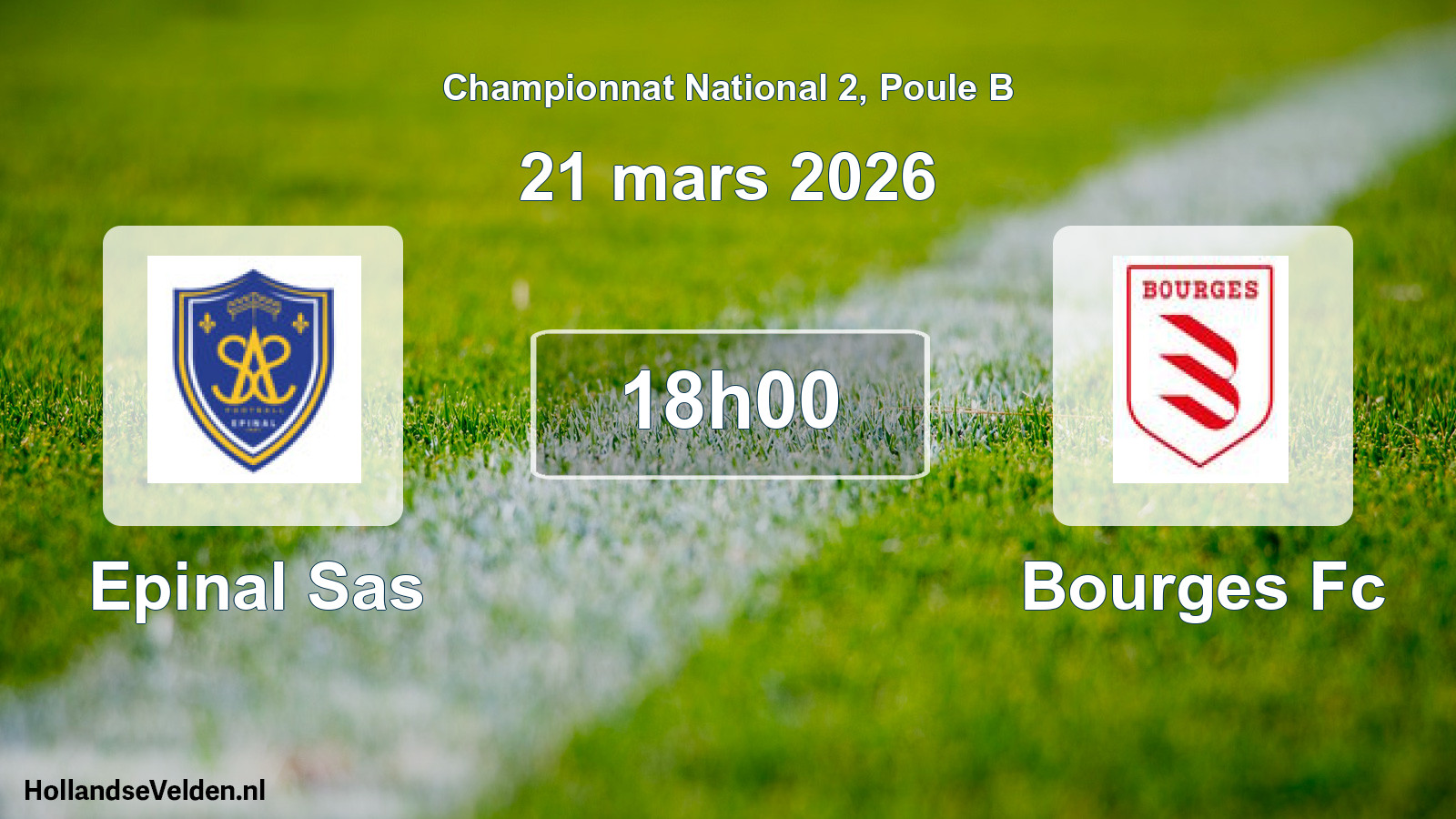 Scheduled Match: Epinal Sas - Bourges Fc (21 March 2026)