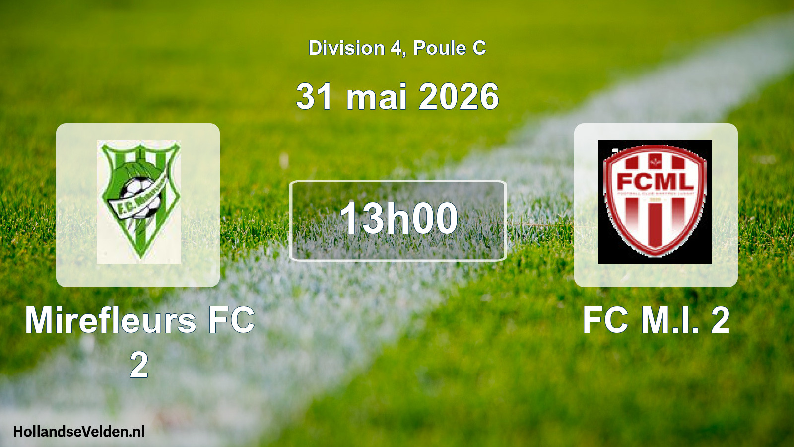 Match programmé: Mirefleurs FC 2 - FC M.l. 2 (31 mai 2026)