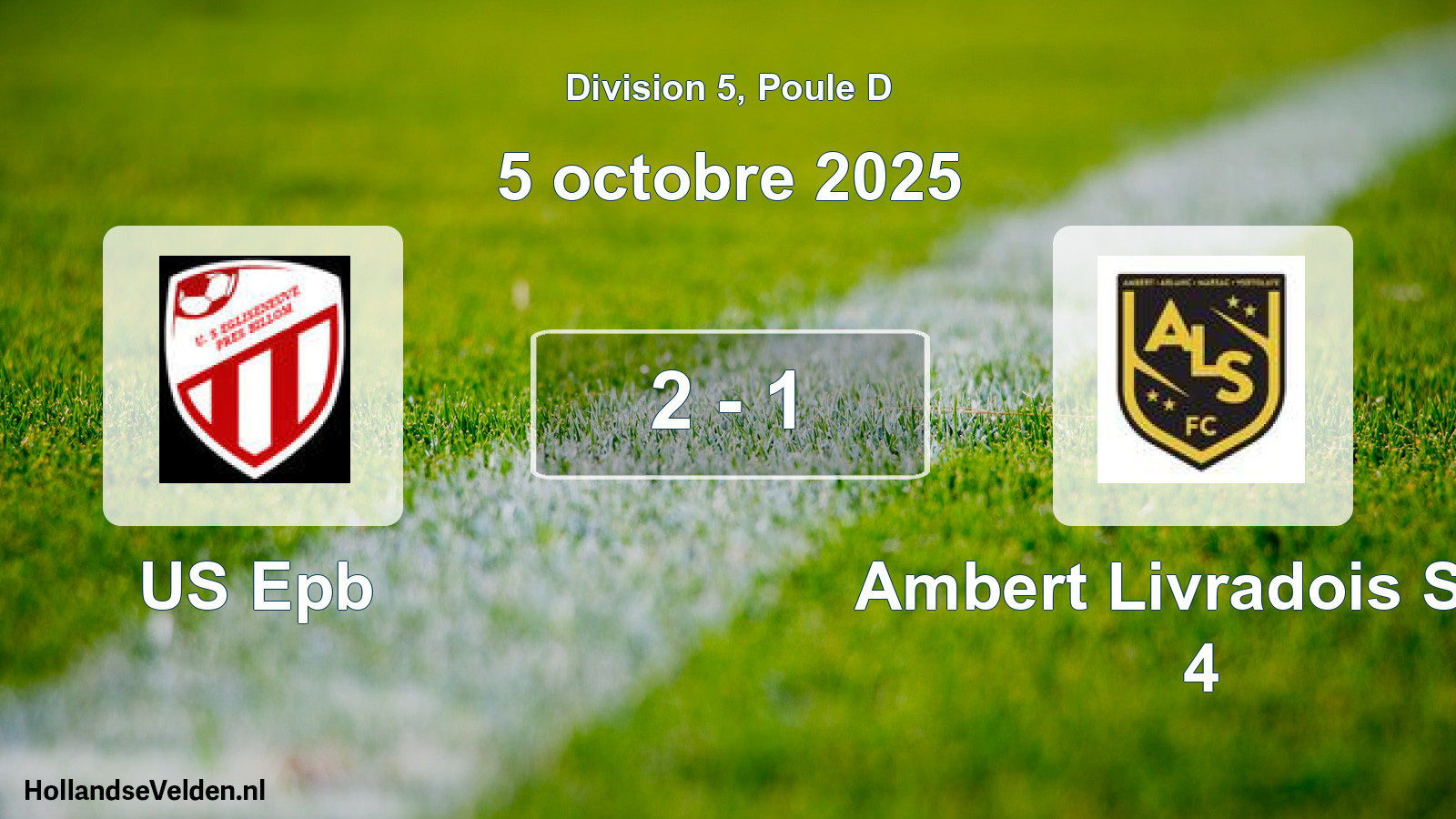 Match joué: US Epb - Ambert Livradois Sud 4 2 - 1 (5 octobre 2025)