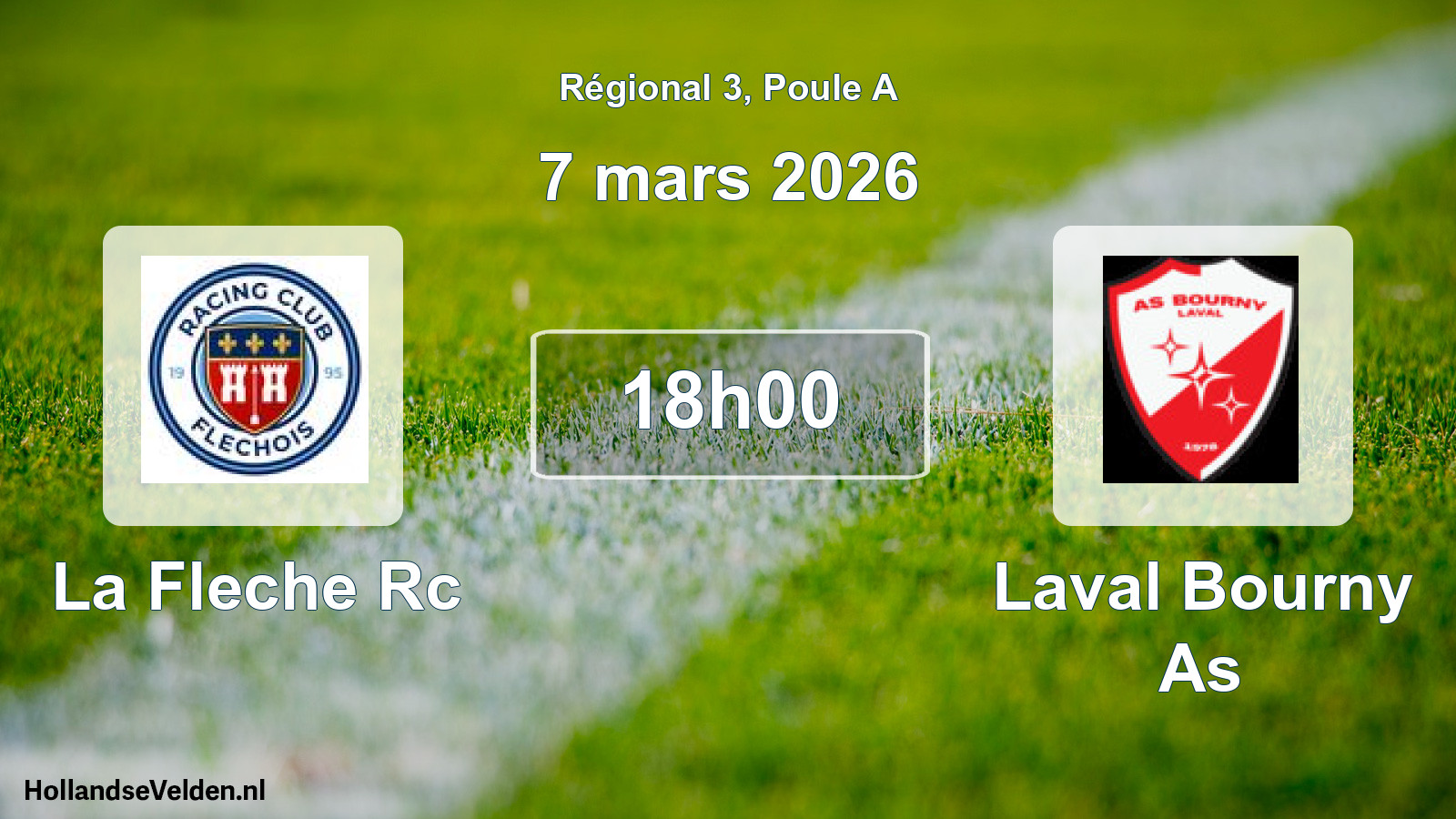 Geplande wedstrijd: La Fleche Rc - Laval Bourny As (7 maart 2026)