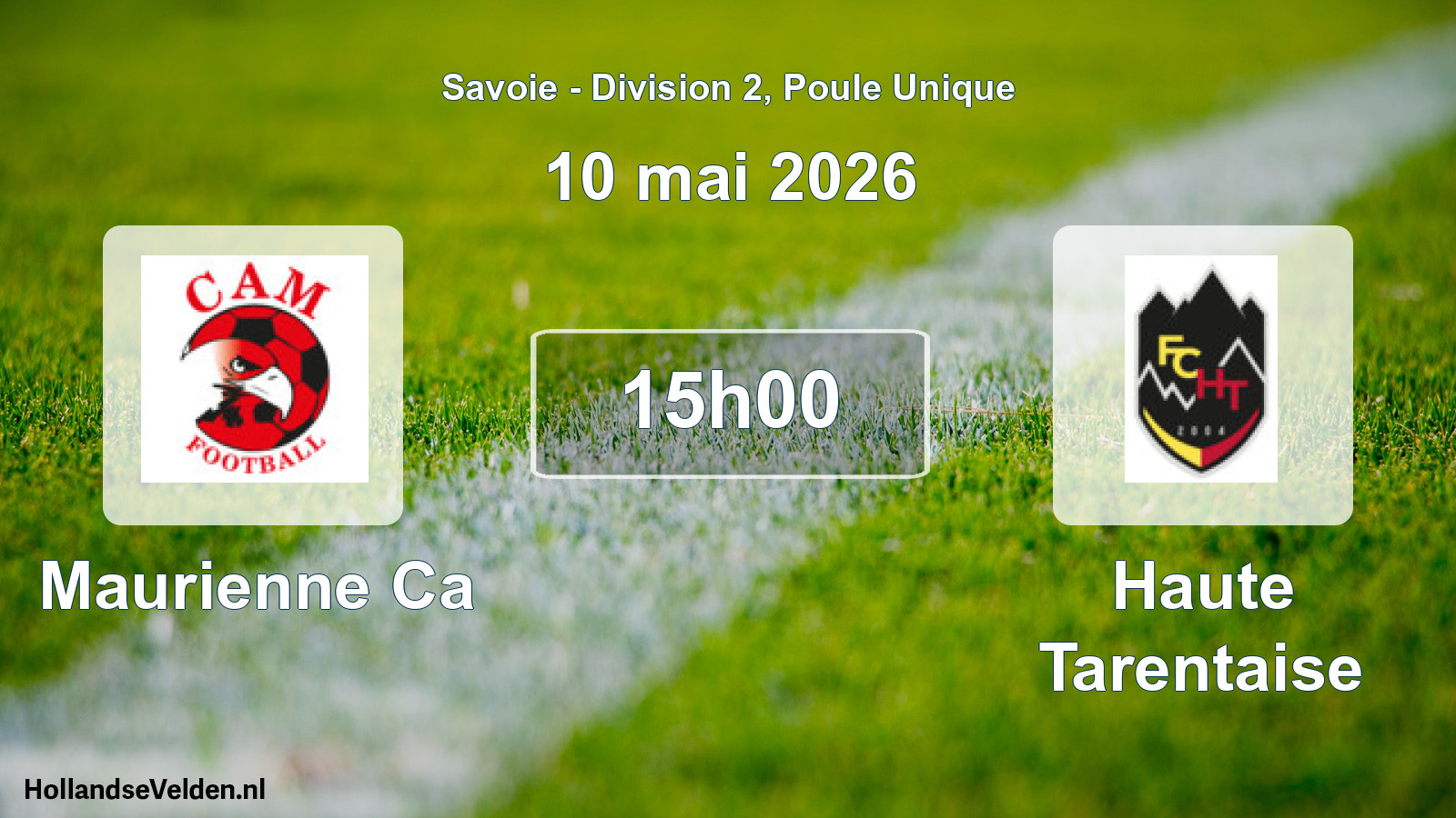 Match programmé: Maurienne Ca - Haute Tarentaise (10 mai 2026)
