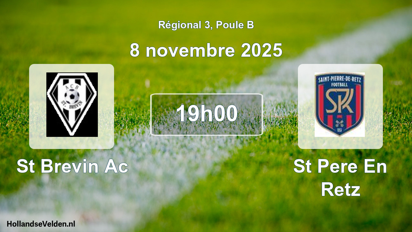 Geplande wedstrijd: St Brevin Ac - St Pere En Retz (8 november 2025)