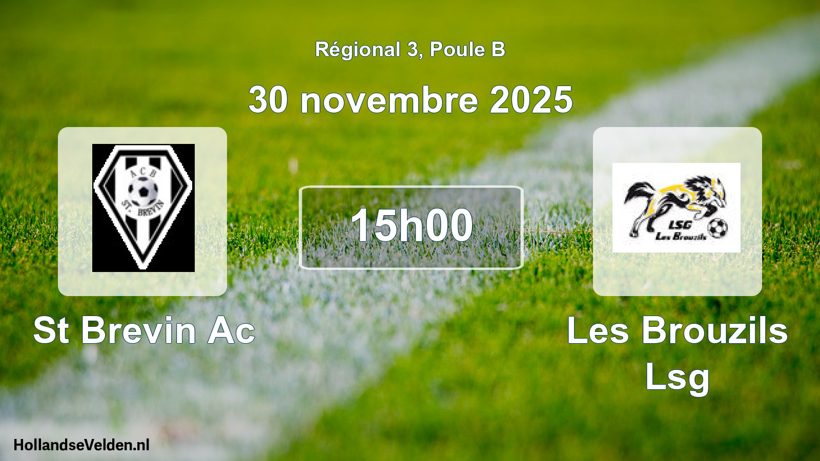 Scheduled Match: St Brevin Ac - Les Brouzils Lsg (30 November 2025)