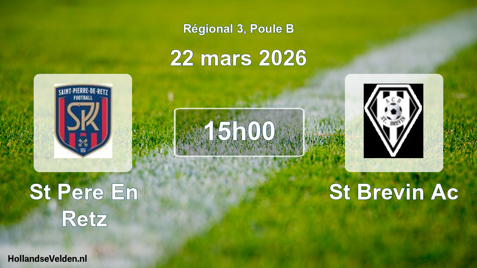 Scheduled Match: St Pere En Retz - St Brevin Ac (22 March 2026)