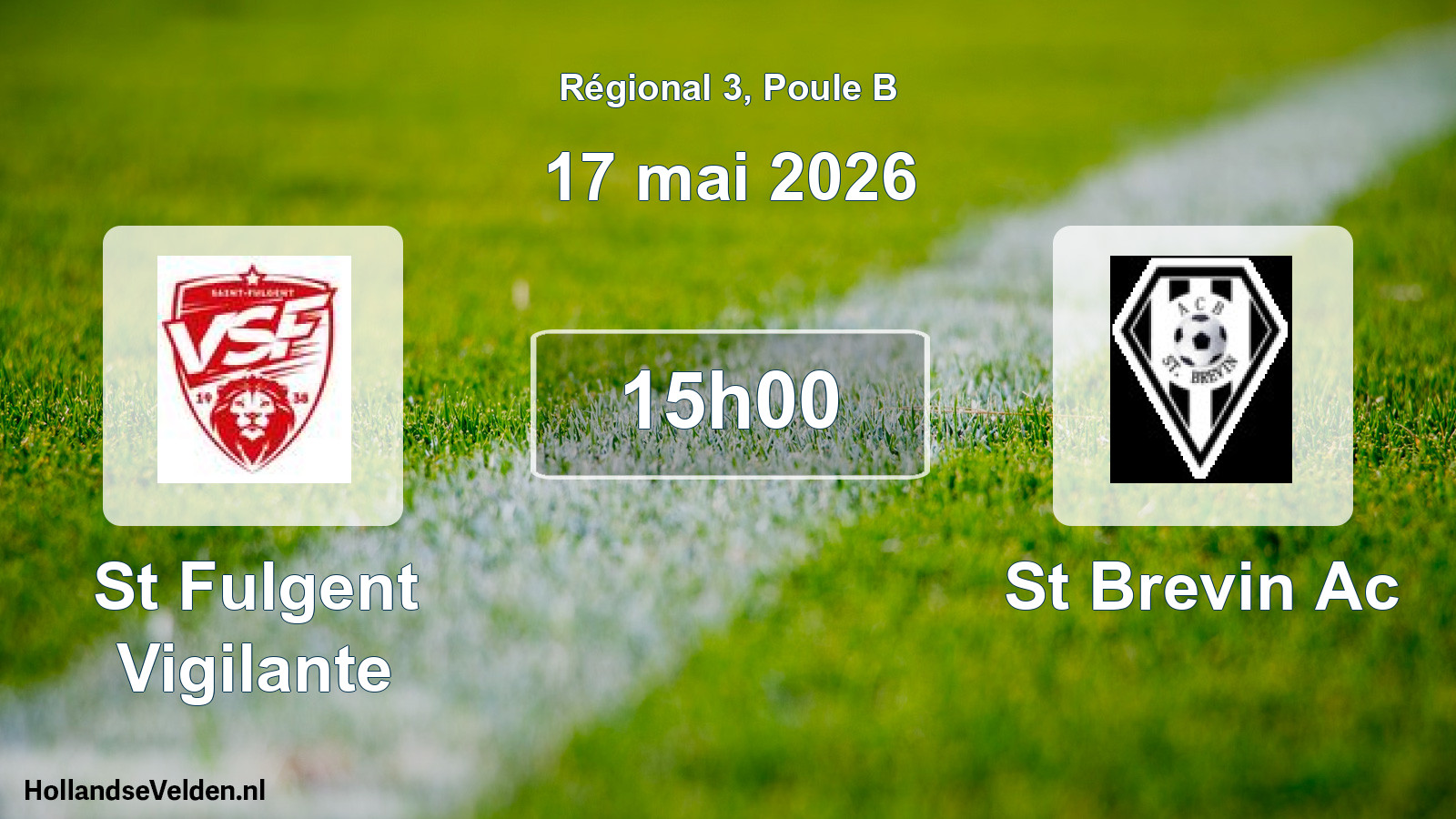 Scheduled Match: St Fulgent Vigilante - St Brevin Ac (17 May 2026)