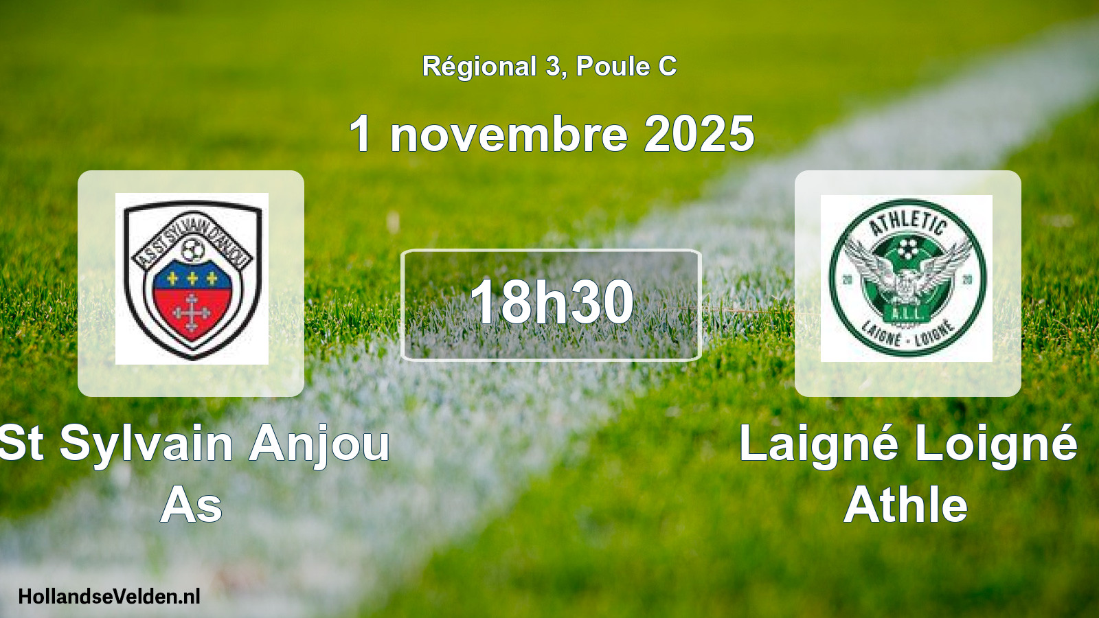 Geplande wedstrijd: St Sylvain Anjou As - Laigné Loigné Athle (1 november 2025)