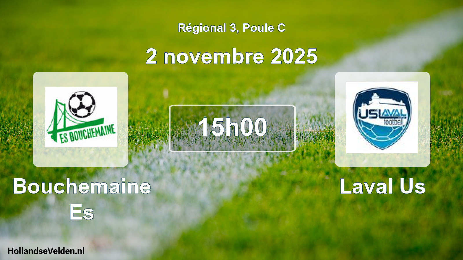 Geplande wedstrijd: Bouchemaine Es - Laval Us (2 november 2025)