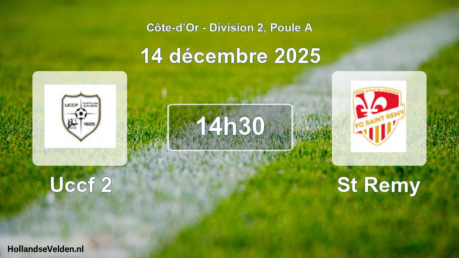 Scheduled Match: Uccf 2 - St Remy (14 December 2025)