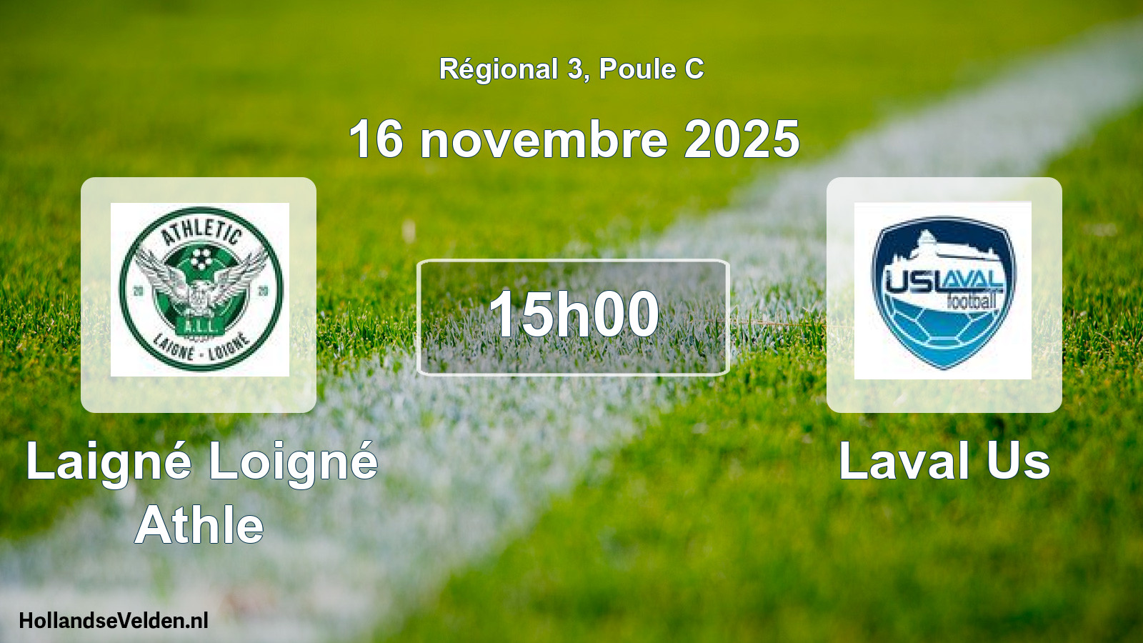 Scheduled Match: Laigné Loigné Athle - Laval Us (16 November 2025)