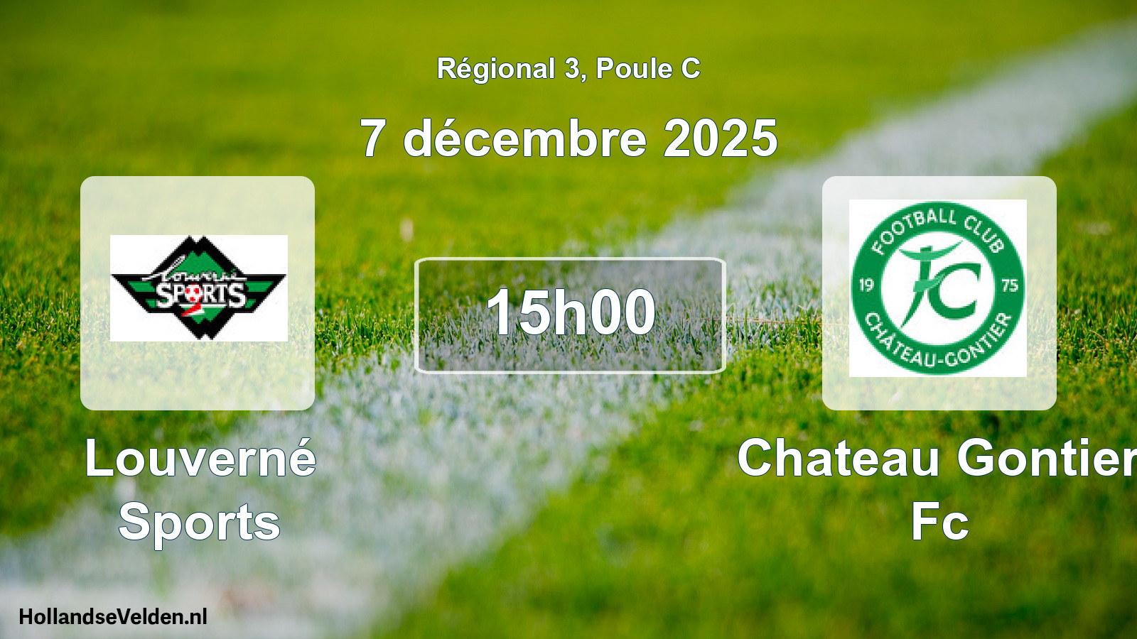 Geplande wedstrijd: Louverné Sports - Chateau Gontier Fc (7 décembre 2025)