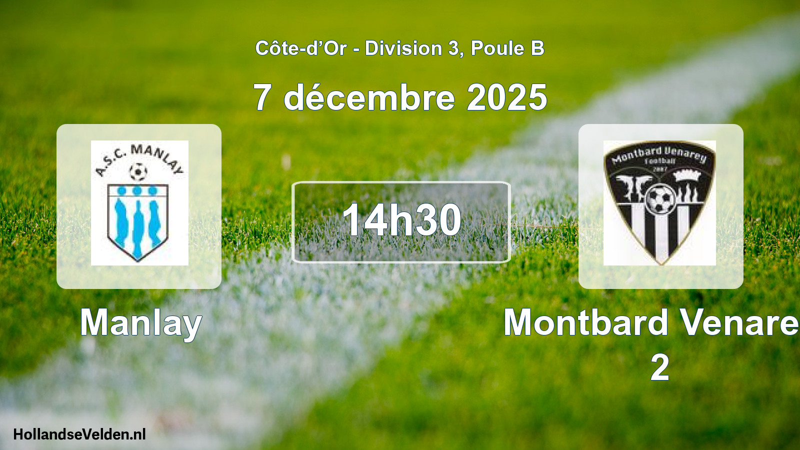 Scheduled Match: Manlay - Montbard Venarey 2 (7 December 2025)