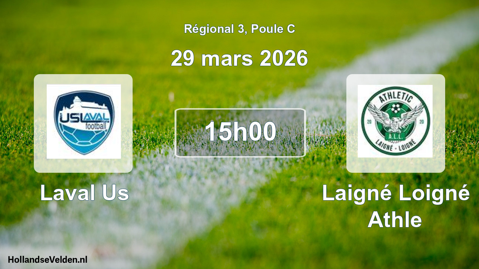 Geplande wedstrijd: Laval Us - Laigné Loigné Athle (29 maart 2026)