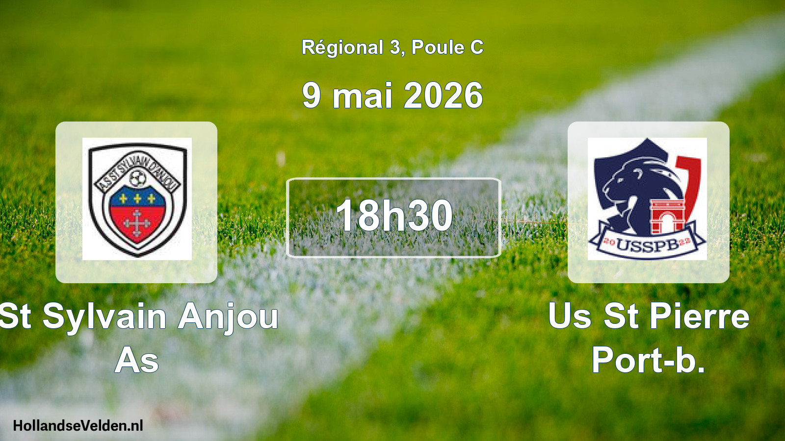 Scheduled Match: St Sylvain Anjou As - Us St Pierre Port-b. (9 May 2026)