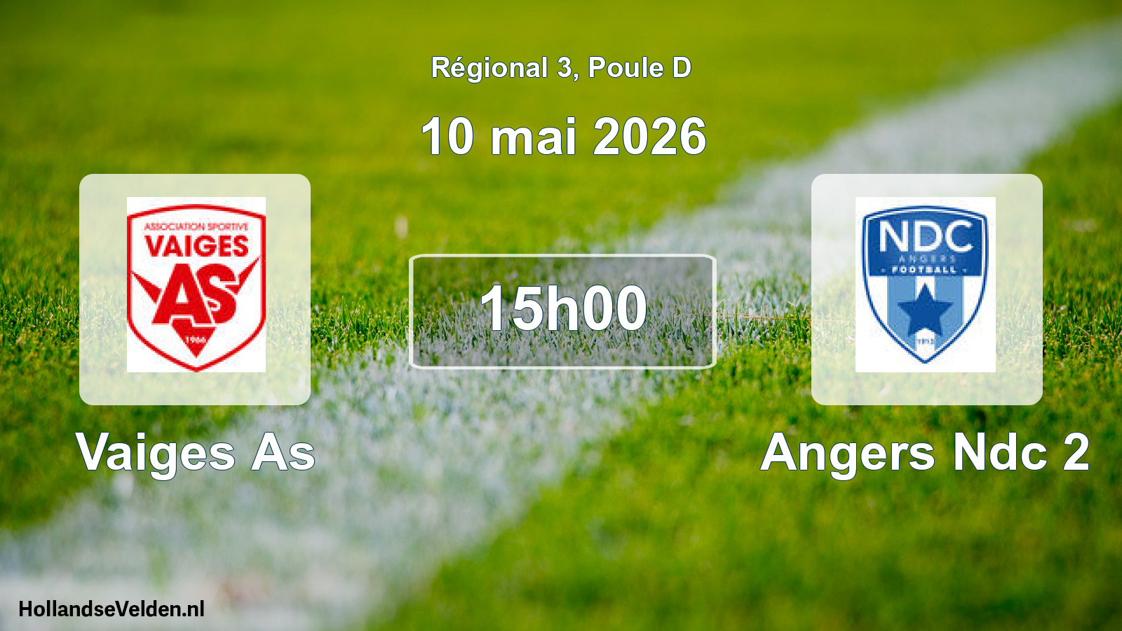 Scheduled Match: Vaiges As - Angers Ndc 2 (10 May 2026)
