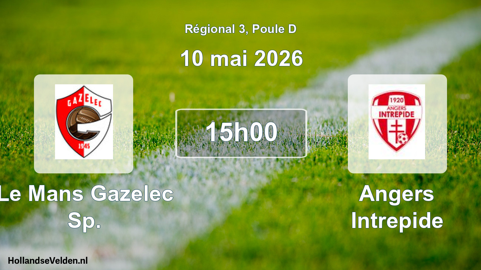Geplande wedstrijd: Le Mans Gazelec Sp. - Angers Intrepide (10 mei 2026)