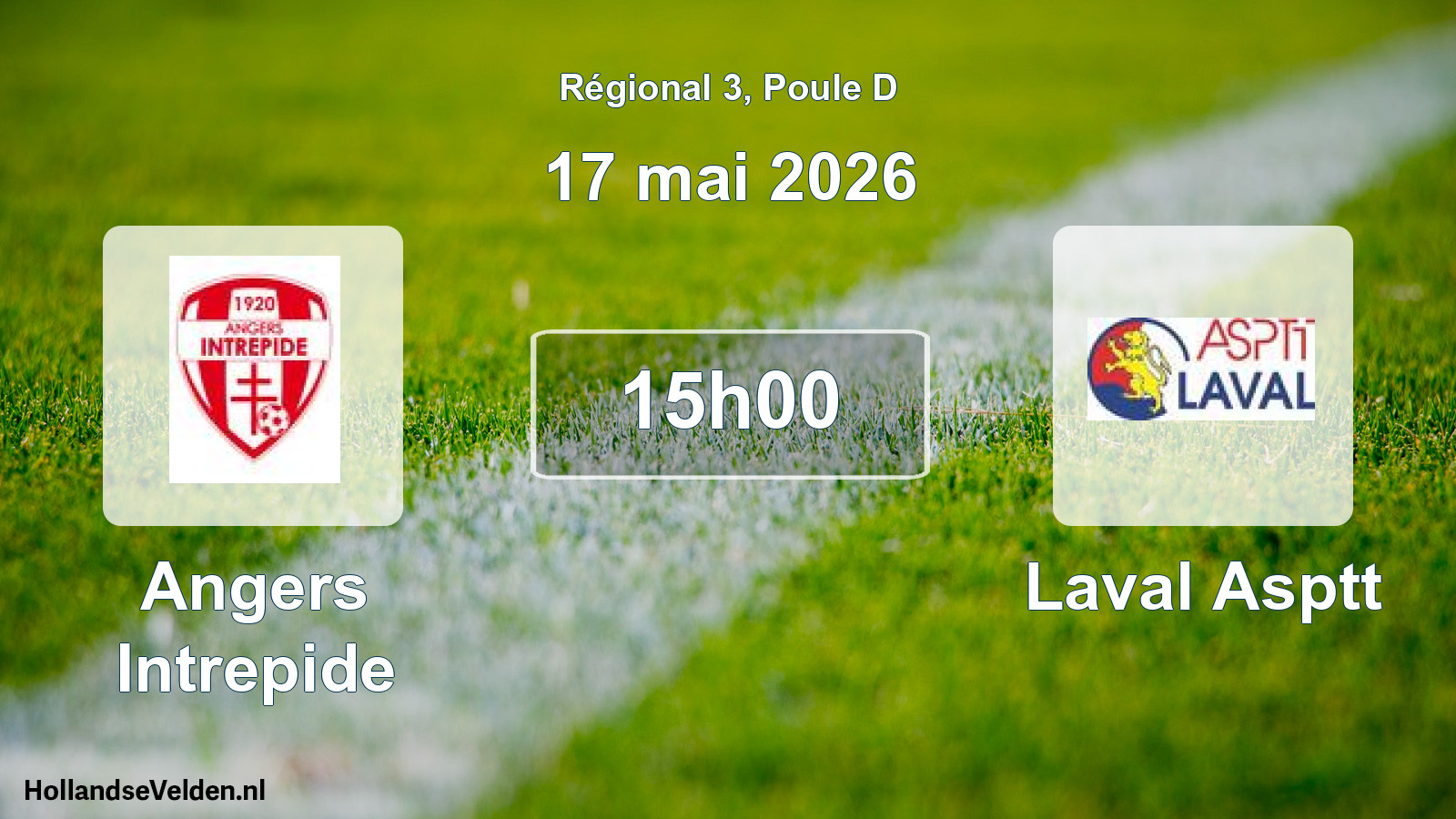 Scheduled Match: Angers Intrepide - Laval Asptt (17 May 2026)