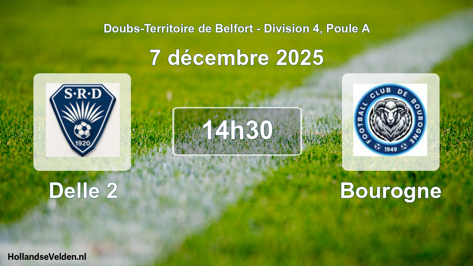 Scheduled Match: Delle 2 - Bourogne (7 December 2025)