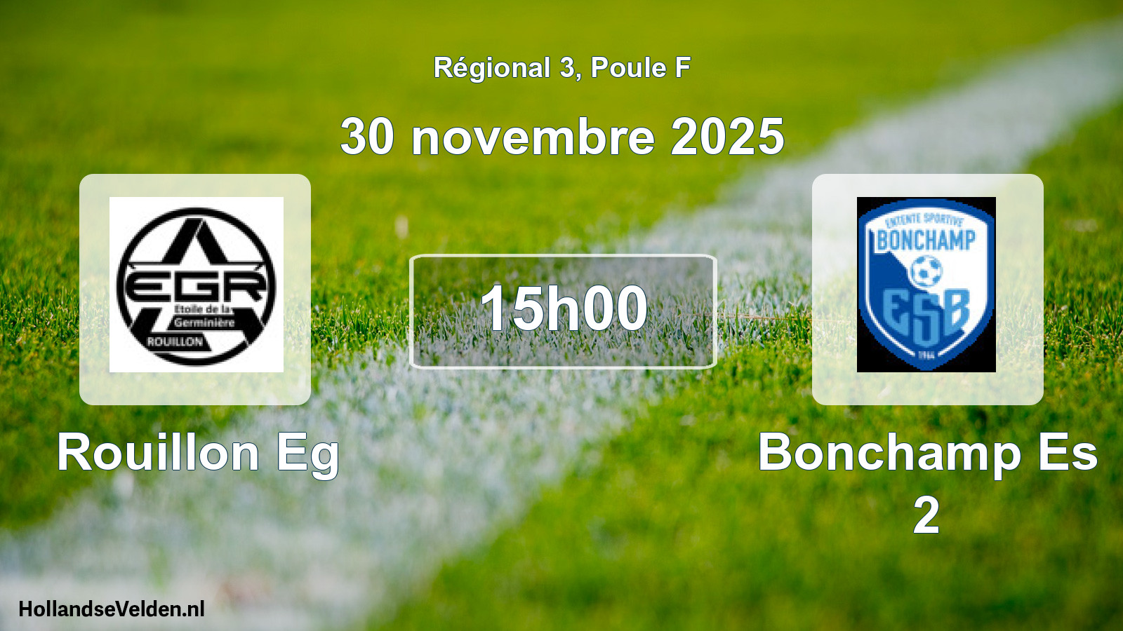 Geplande wedstrijd: Rouillon Eg - Bonchamp Es 2 (30 novembre 2025)