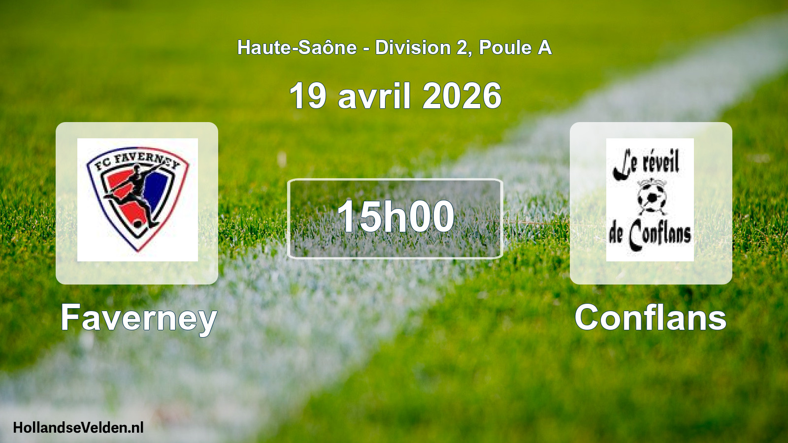 Scheduled Match: Faverney - Conflans (19 April 2026)