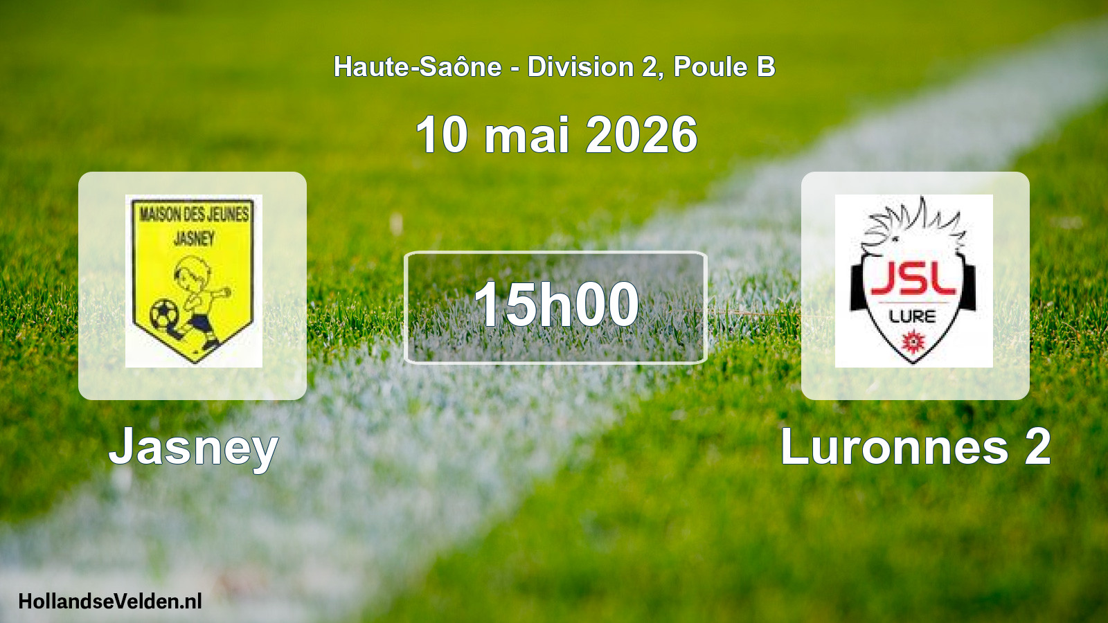 Scheduled Match: Jasney - Luronnes 2 (10 May 2026)