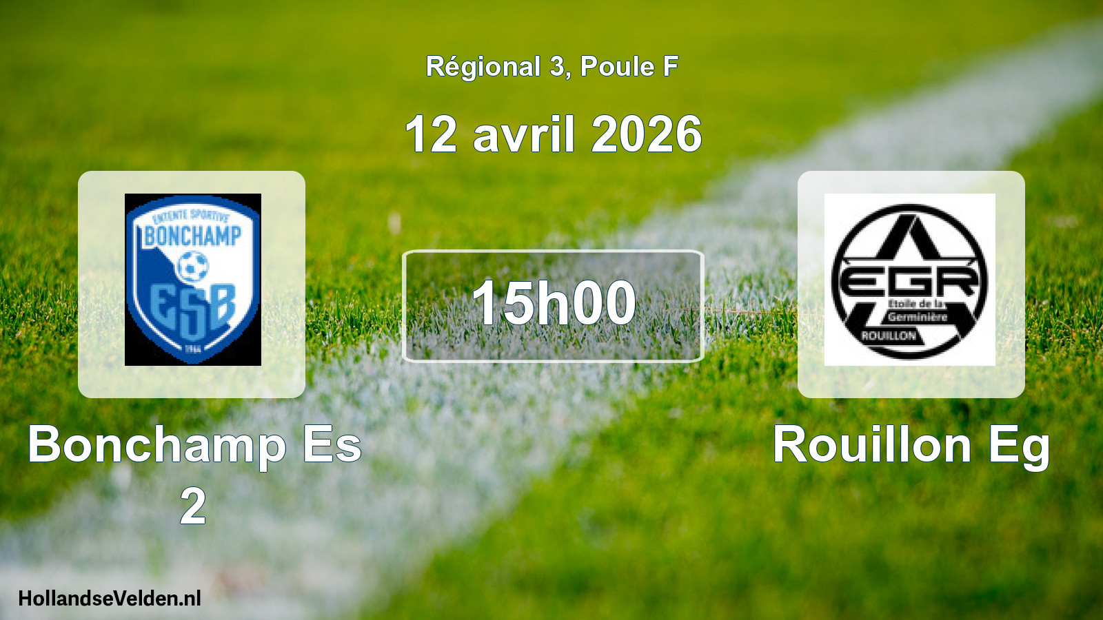 Scheduled Match: Bonchamp Es 2 - Rouillon Eg (12 April 2026)