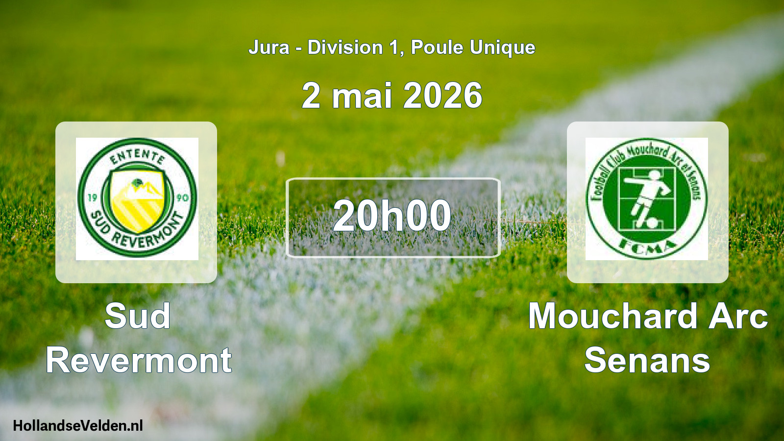 Scheduled Match: Sud Revermont - Mouchard Arc Senans (2 May 2026)