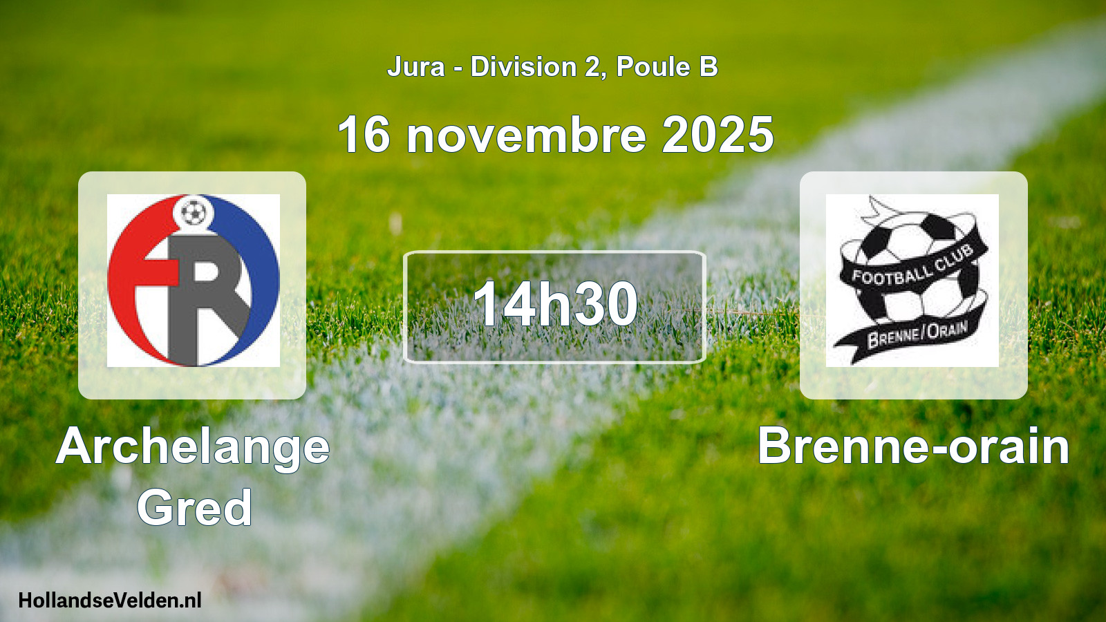 Scheduled Match: Archelange Gred - Brenne-orain (16 November 2025)