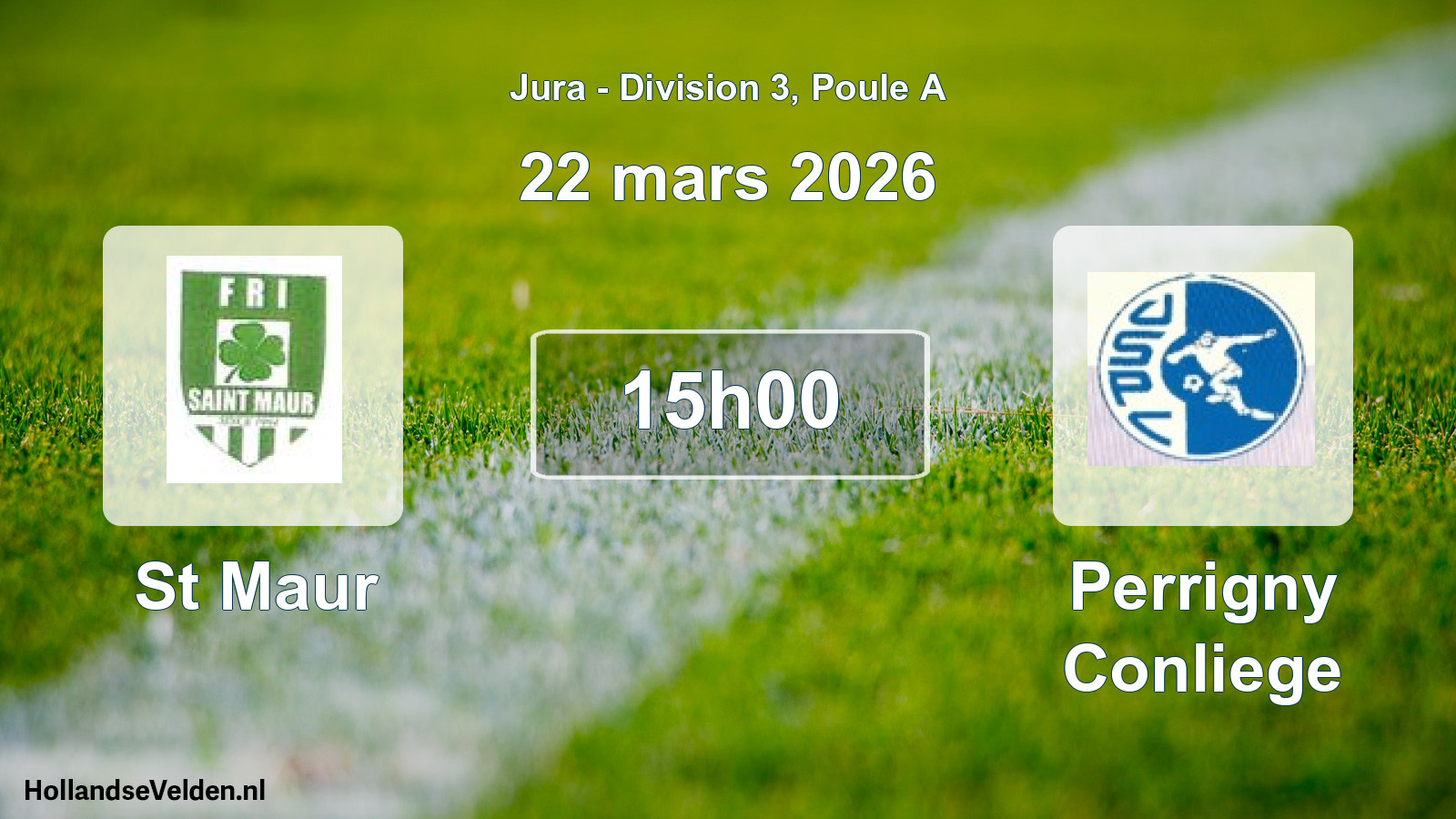 Scheduled Match: St Maur - Perrigny Conliege (22 March 2026)