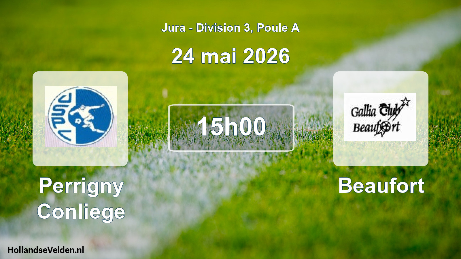 Scheduled Match: Perrigny Conliege - Beaufort (24 May 2026)