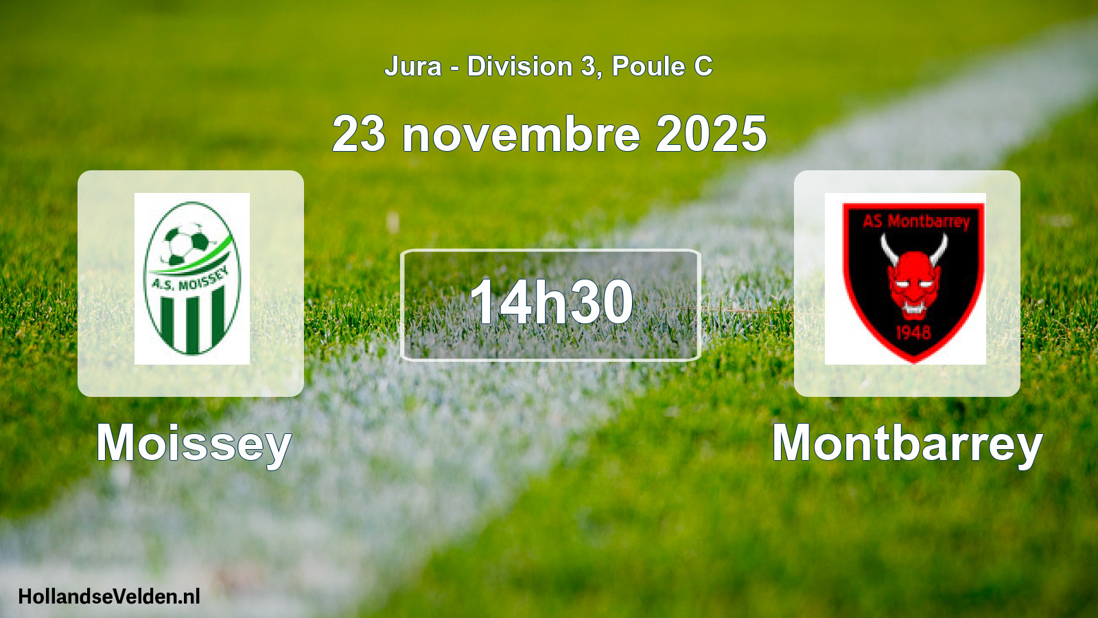 Scheduled Match: Moissey - Montbarrey (23 November 2025)