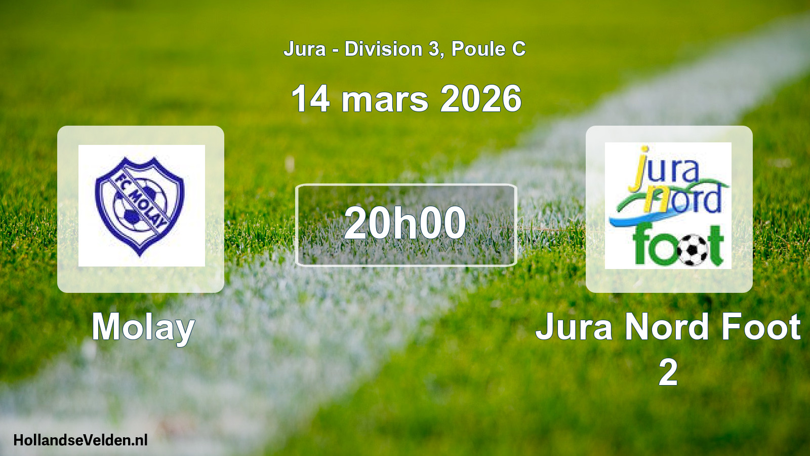 Scheduled Match: Molay - Jura Nord Foot 2 (14 March 2026)
