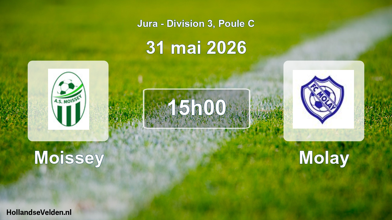 Scheduled Match: Moissey - Molay (31 May 2026)