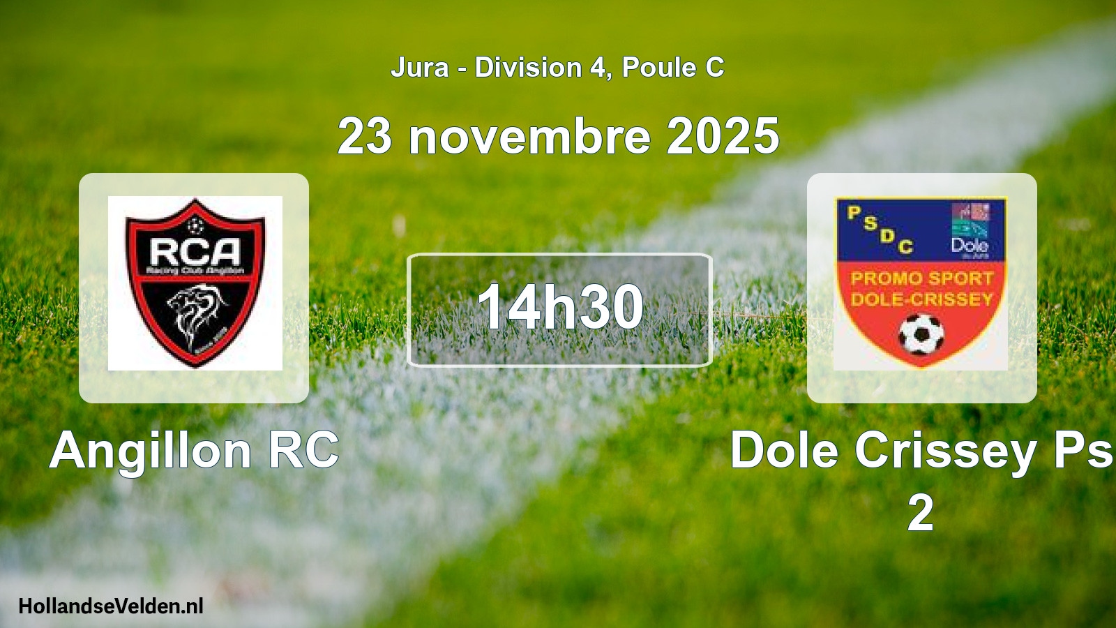 Scheduled Match: Angillon RC - Dole Crissey Ps 2 (23 November 2025)