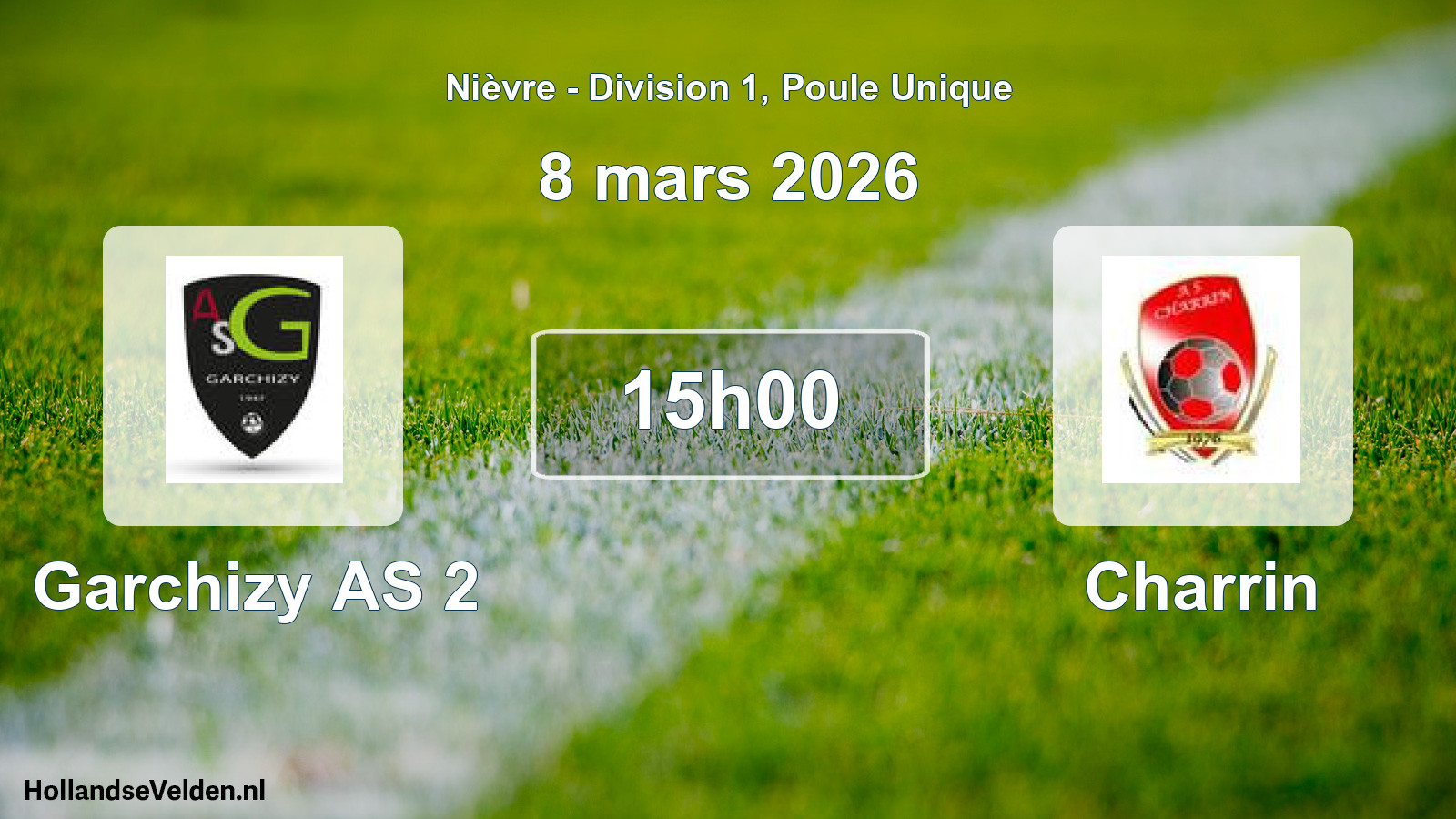 Scheduled Match: Garchizy AS 2 - Charrin (8 March 2026)