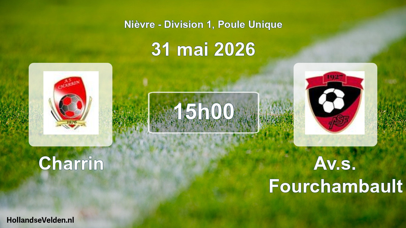 Geplande wedstrijd: Charrin - Av.s. Fourchambault (31 mei 2026)