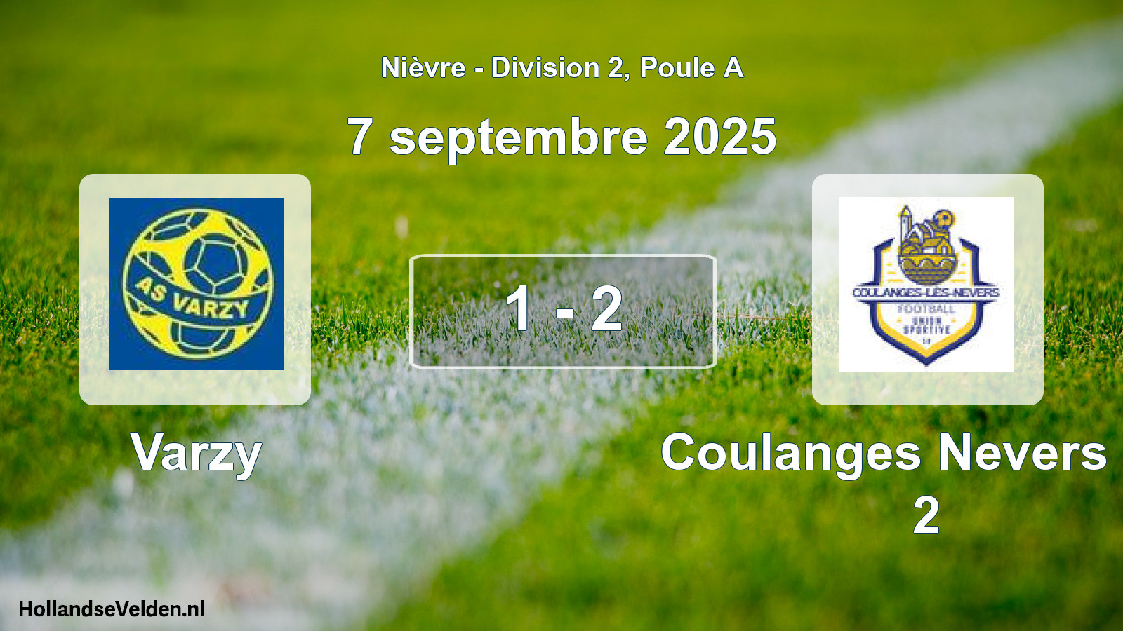 Total number of matches played: Varzy - Coulanges Nevers US 2 1 - 2 (7 September 2025)