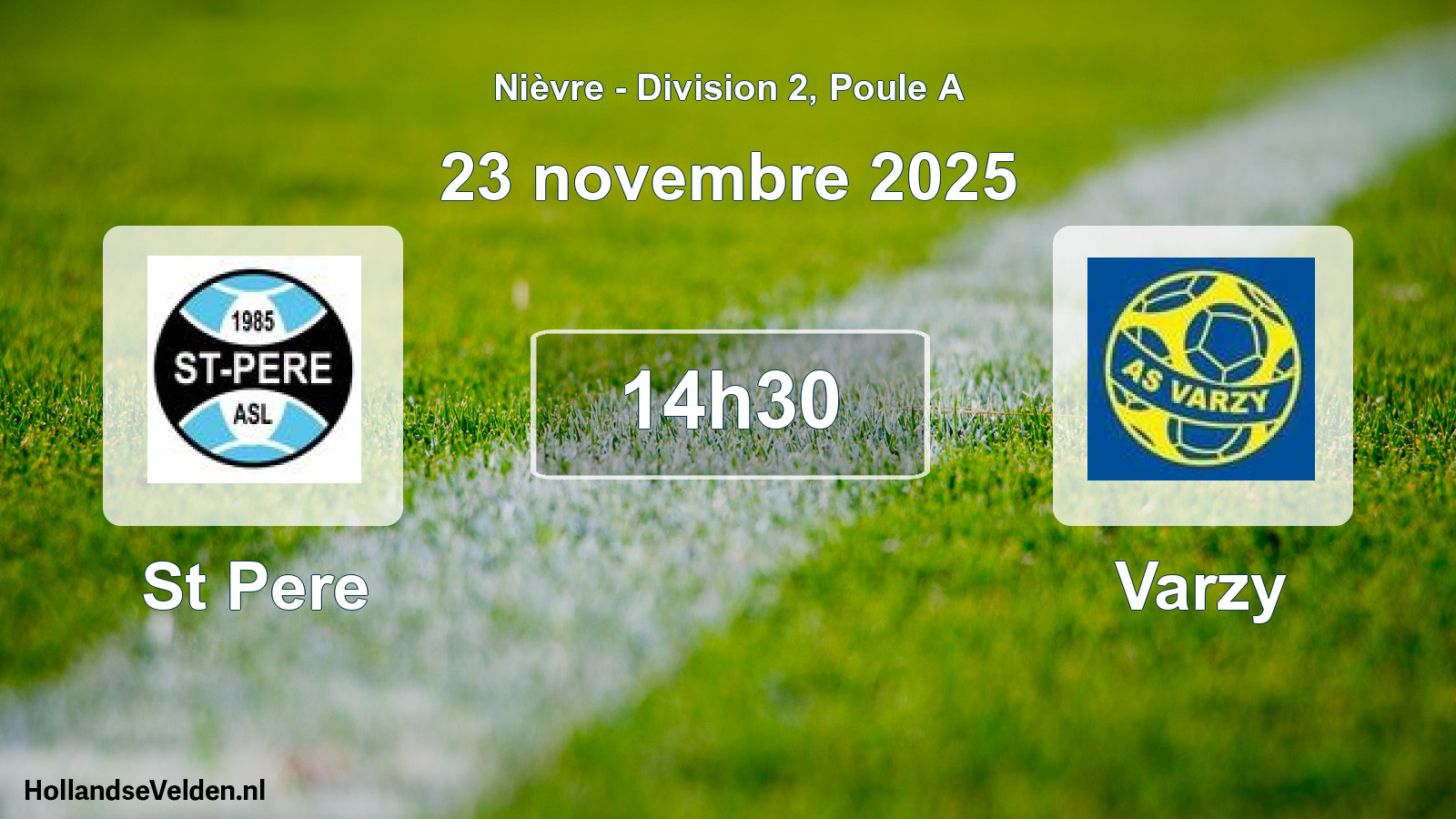 Scheduled Match: St Pere - Varzy (23 November 2025)
