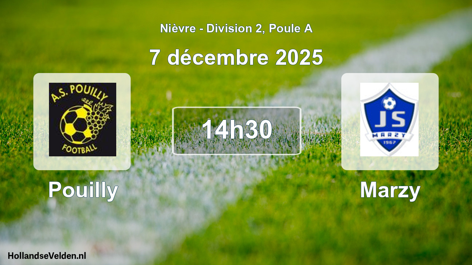 Scheduled Match: Pouilly - Marzy (7 December 2025)