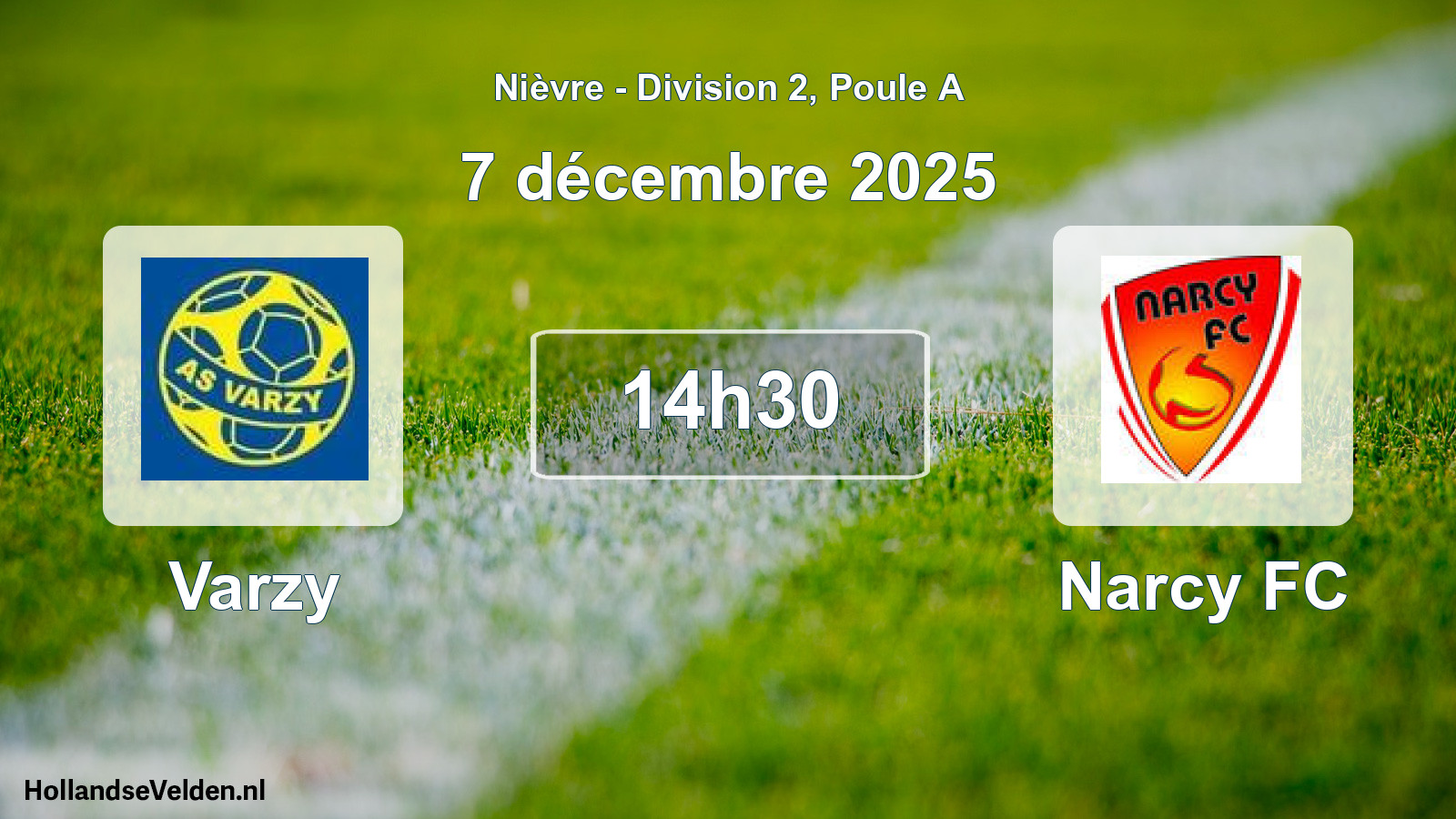 Scheduled Match: Varzy - Narcy FC (7 December 2025)