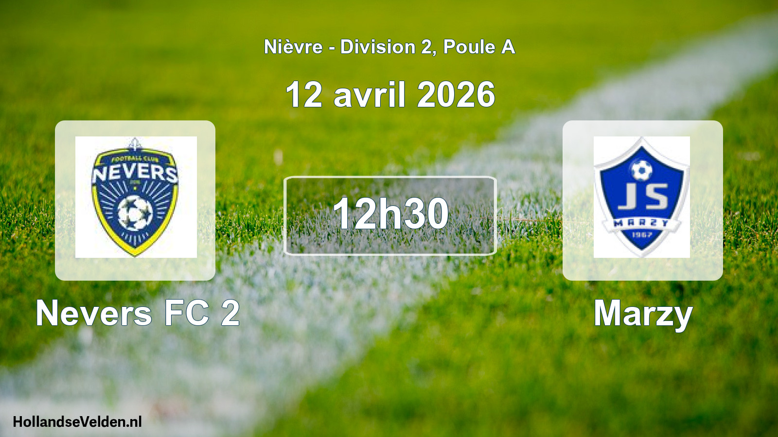 Scheduled Match: Nevers FC 2 - Marzy (12 April 2026)