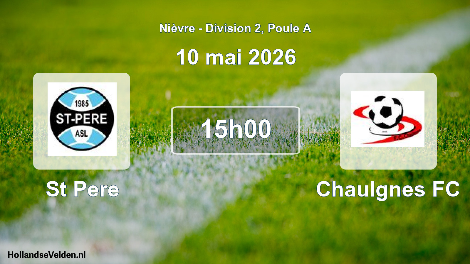 Scheduled Match: St Pere - Chaulgnes FC (10 May 2026)