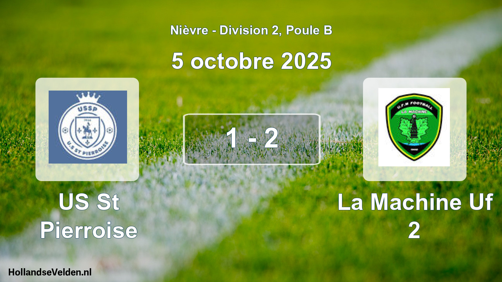 Total number of matches played: US St Pierroise - La Machine Uf 2 1 - 2 (5 October 2025)